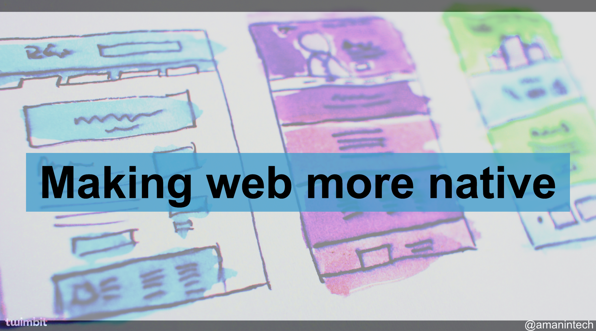 Making web more native